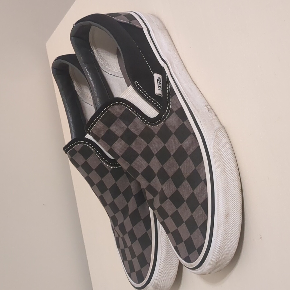 Vans checkered slip-on shoes